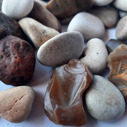 5 أحجار صلاة بحجم الجيب من بحر الجليل من إسرائيل (0.5-1 بوصة)، هدية فريدة من الأرض المقدسة، هدية مسيحية أصلية وأصيلة in Kuwait