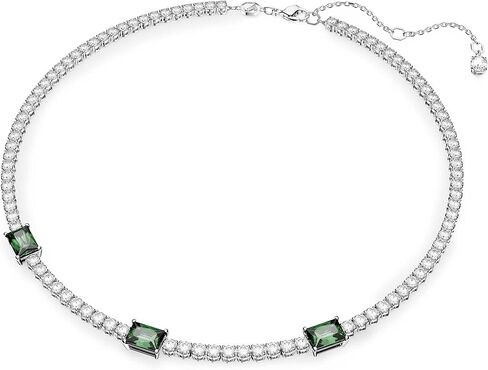 Swarovski Necklace Matrix Tennis 5666168 green in Saudi Arabia