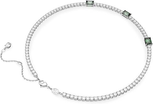 Swarovski Necklace Matrix Tennis 5666168 green in Saudi Arabia