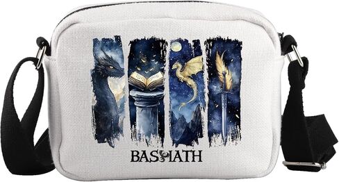 WCGXKO Literature Themed Crossbody Bag Iron Flame Gift Dragon Rider Merch in Saudi Arabia