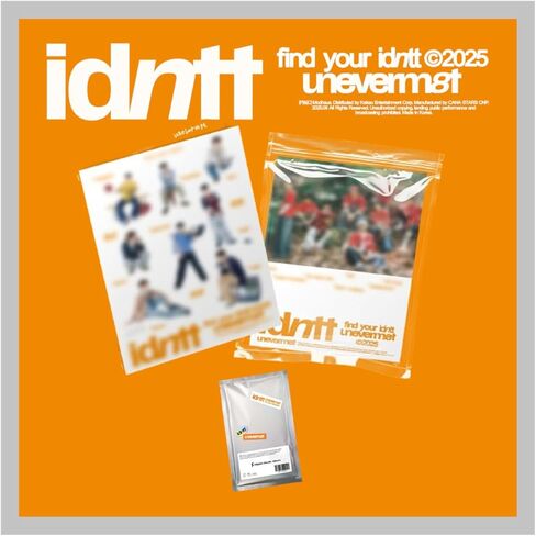 idntt unevermet 1st Mini Album with Tracking Sealed find your (Standard Random Version) in Saudi Arabia