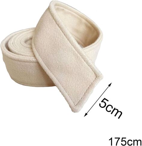 Women Woolen Overcoat Waist Belt Trench Coat Belt for Sweaters Woolen Coat Double sided coat belt Trench coat accessory in Saudi Arabia