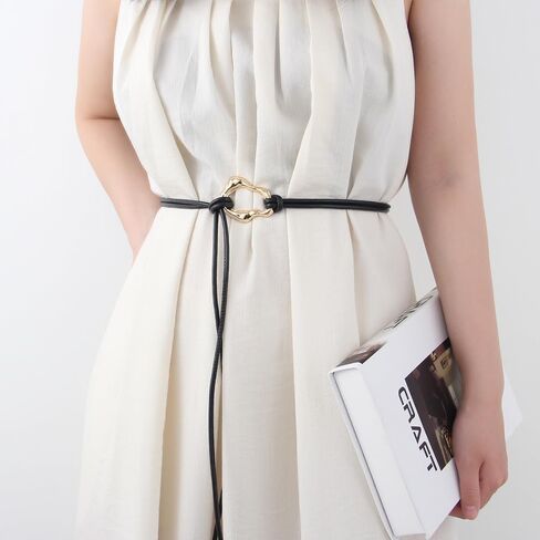 Rope Belt for Women Fall Dresses Belts Thin Tie Waist Skinny Faux Leather Belts Renaissance Accessories Halloween in Kuwait