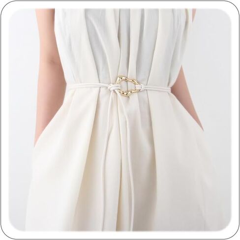 Rope Belt for Women Fall Dresses Belts Thin Tie Waist Skinny Faux Leather Belts Renaissance Accessories Halloween in Kuwait