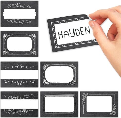 Hadley Designs 56 Cactus Name Tags for Classroom Cubbies-Self Adhesive Sticker Tags, Stickers for Kids Name Labels for School, Nametags Labels for Classroom Labels for Teachers in Kuwait