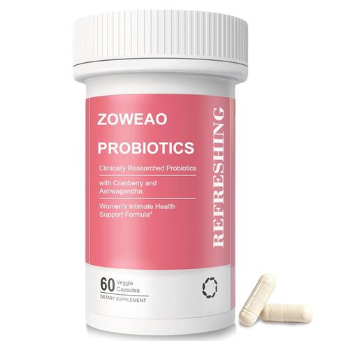 Vaginal Probiotics for Women - Vaginal Moisturizer Supports Vaginal Health, pH Balance, Fights Itch, Odor & Yeast, Enhances Intimate Wellness, 60 Capsules Probiotics, Cranberry, Ashwagandha in Saudi Arabia