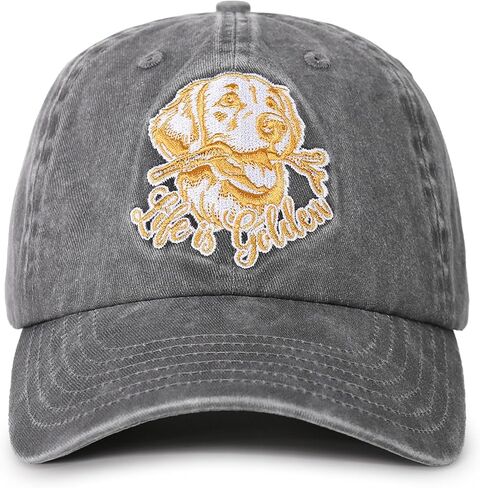 InnoBeta Golden Retriever Gifts for Women, Golden Retriever Hat for Christmas, Birthday, Adjustable Embroidered Baseball Cap in Saudi Arabia