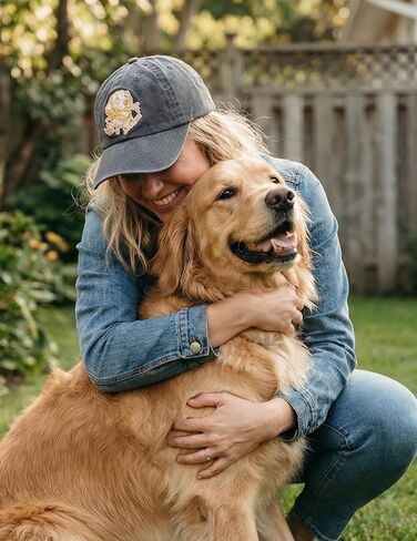 InnoBeta Golden Retriever Gifts for Women, Golden Retriever Hat for Christmas, Birthday, Adjustable Embroidered Baseball Cap in Saudi Arabia