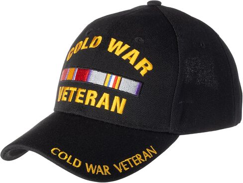 Artisan Owl Officially Licensed Cold War Veteran Embroidered Baseball Cap Black in Saudi Arabia