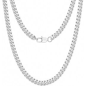 925 Silver Chain for Men 5mm/7mm/9mm Cuban Link Chain Necklace Mens Jewelry Gifts in Saudi Arabia