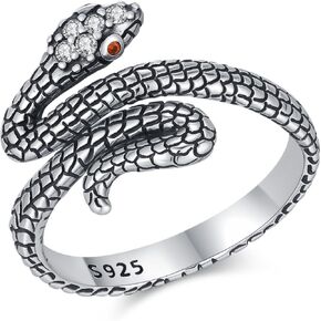 المرتفعات بقرة/الذئب/الأفعى/البرسيم/داكشوند هدايا المجوهرات للنساء الرجال 925 الجنيه الاسترليني الفضي فايكنغ نورس قابلة للتعديل قابلة للتعديل in Kuwait