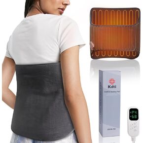 وسادة تسخين لتخفيف آلام الظهر - وسادة تسخين كبيرة جدًا مقاس 15.7 بوصة × 50 بوصة، 6 إعدادات لدرجة الحرارة، 4 أوضاع مؤقت، يمكن غسلها في الغسالة، تدعم أوضاع الحرارة الرطبة والجافة - هدية مثالية in Kuwait