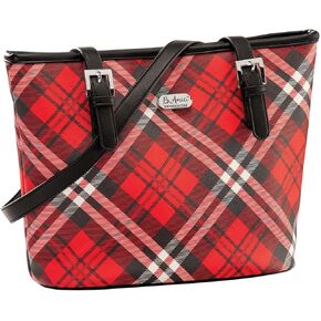 B.AmiciTM Expressions Saffiano Plaid Tote Bag in Kuwait