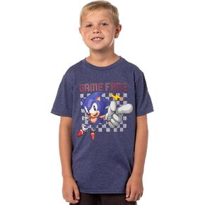 تي شيرت Sonic The Hedgehog Boys' Game Face Kids Video Game Character in Kuwait