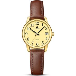 LN LENQIN Womens Watch Analog Quartz Waterproof Ladies Watches for Women with Leather Strap Luminous Easy Reader Dial in Kuwait