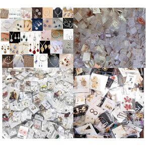 CcacHe 60PCS or Pairs Mystery Grab Bag of Mixed Jewelry, Chakra Bohemian Vintage Style and Trendy Fashion Style, Including Earrings Rings Necklaces or Bracelets, Random Picked Gift Packs MEH in Saudi Arabia