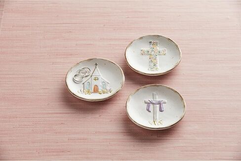 Mud Pie Church Boxed Trinket Dish; 4 1/2" dia in Saudi Arabia
