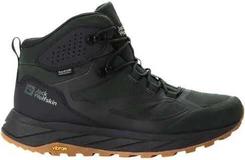 Jack Wolfskin Men's Terraventure Texapore Mid M Hiking Shoe, Black Olive, 11.5 in Saudi Arabia