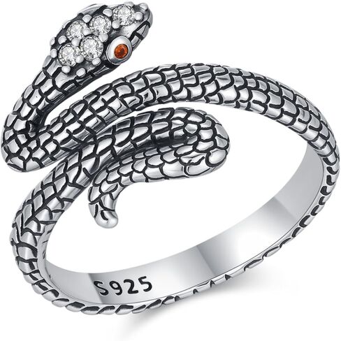 المرتفعات بقرة/الذئب/الأفعى/البرسيم/داكشوند هدايا المجوهرات للنساء الرجال 925 الجنيه الاسترليني الفضي فايكنغ نورس قابلة للتعديل قابلة للتعديل in Kuwait