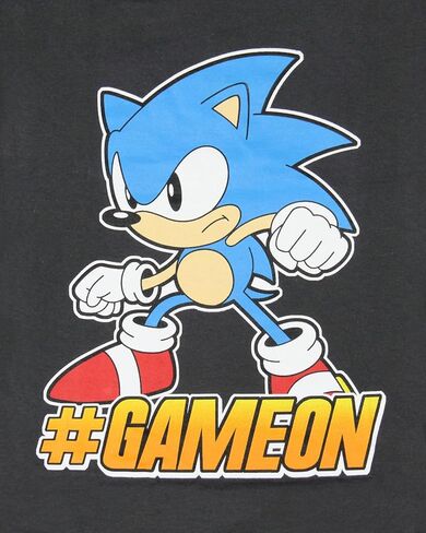 Seven Times Six Sonic The Hedgehog Big Boys' #GameOn Challenge Sonic Character T-Shirt in Saudi Arabia