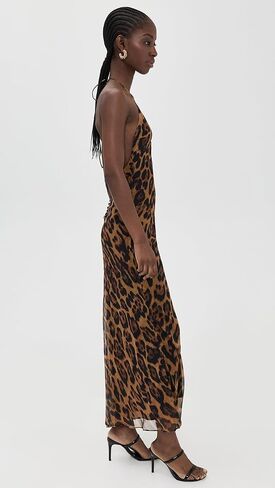 فستان باردوت طويل بطبعة سيريل للسيدات in Kuwait