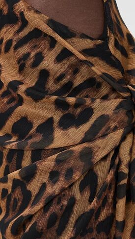 فستان باردوت طويل بطبعة سيريل للسيدات in Kuwait