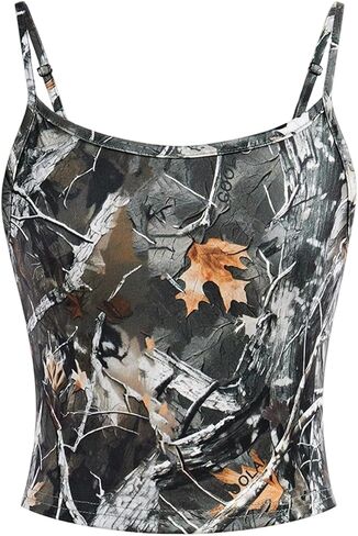 SOLY HUX Girl's Summer Camisole Tops Spaghetti Strap Boho Vacation Sleeveless Fitted Crop Vest Shirts in Saudi Arabia