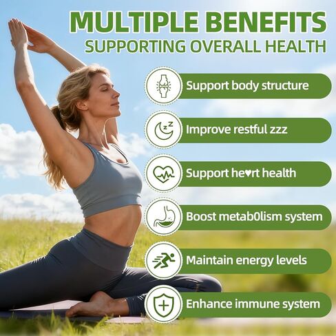 غليسينات المغنيسيوم المغنيسيوم للبالغين: 1200 ملغ سيترات الكالسيوم 400 ملغ غليسينات المغنيسيوم مع D3 B12 - ملحق امتصاص عالي الخالي من السكر للنساء الرجال (60 عدد (حزمة 2)) in Kuwait