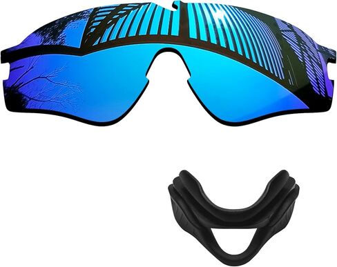 UV Protection Replacement Lenses for Oakley Si Ballistic M Frame Alpha OO9296 Sunglasses - Titanium Polarized in Saudi Arabia