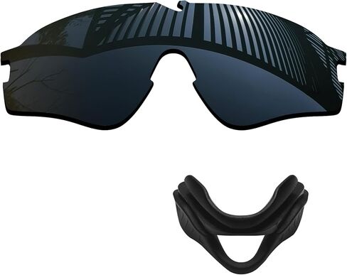 UV Protection Replacement Lenses for Oakley Si Ballistic M Frame Alpha OO9296 Sunglasses - Titanium Polarized in Saudi Arabia