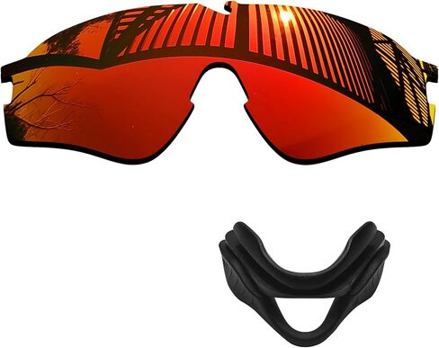 UV Protection Replacement Lenses for Oakley Si Ballistic M Frame Alpha OO9296 Sunglasses - Titanium Polarized in Saudi Arabia