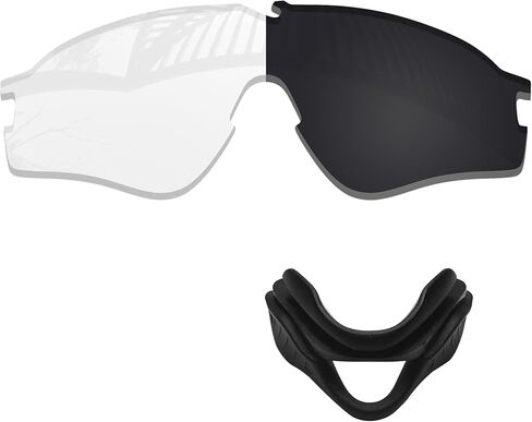UV Protection Replacement Lenses for Oakley Si Ballistic M Frame Alpha OO9296 Sunglasses - Titanium Polarized in Saudi Arabia
