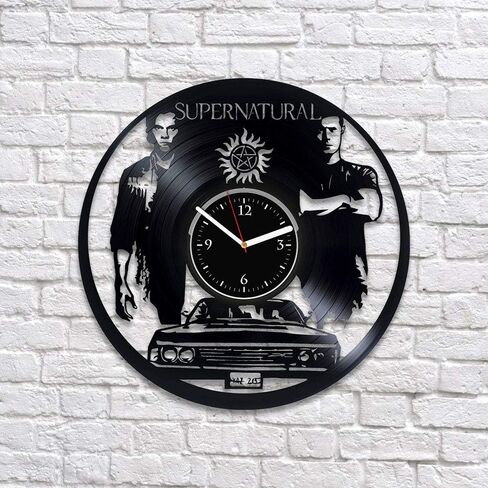 Clock S-Natural Winchester Brothers Vinyl Record Wall Gift S Natural Movie Art in Saudi Arabia