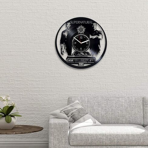 Clock S-Natural Winchester Brothers Vinyl Record Wall Gift S Natural Movie Art in Saudi Arabia