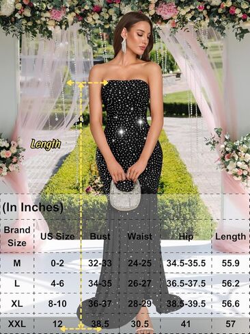 Kaei&Shi Rhinestone Maxi Dress,Tube Drop Waist Formal Dresses with Slit,Sparkly Wedding Guest Cocktail Party Outfits in Kuwait