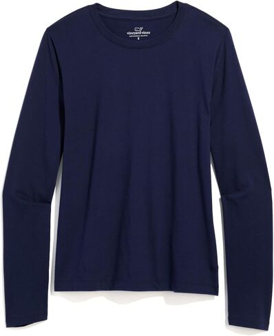 تي شيرت Vineyard Vines النسائي Supima Jersey بأكمام طويلة in Kuwait