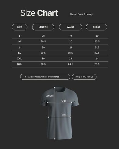 تي شيرت أصلي للرجال من Rule Of Threads بحاشية كلاسيكية من Henley in Kuwait
