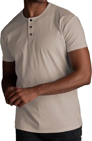 تي شيرت أصلي للرجال من Rule Of Threads بحاشية كلاسيكية من Henley in Kuwait
