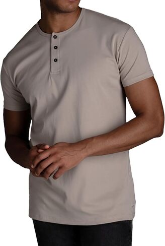 تي شيرت أصلي للرجال من Rule Of Threads بحاشية كلاسيكية من Henley in Kuwait