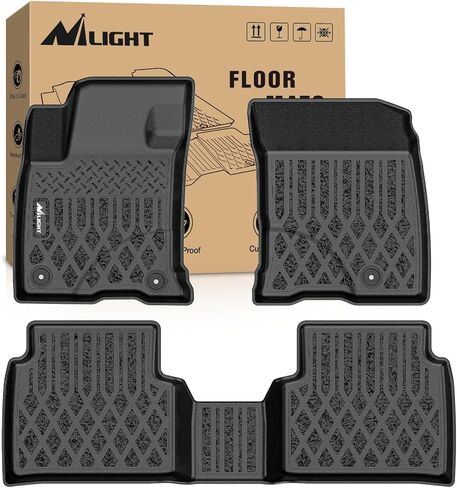 Nilight TPE Floor Mats for Dodge Charger RWD 2011-2023/Chrysler 300 RWD 2011 2012 2013 2014 2015 2016 2017 2018 2019 2020 2021 2022 2023,All Weather Custom Fit Heavy Duty Floor Liners in Kuwait
