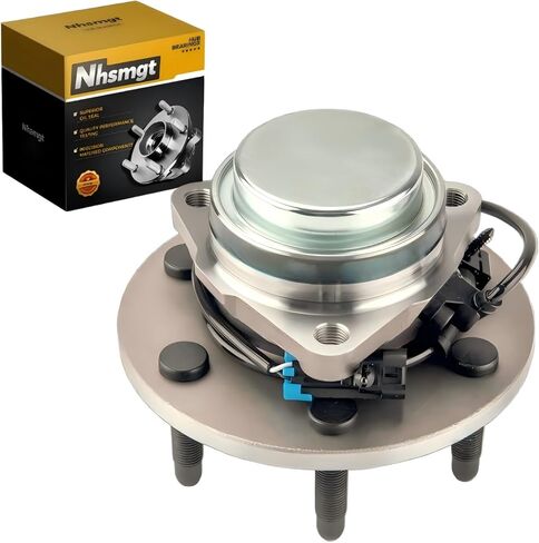 515054 Front Wheel Bearing Hub Compatible with RWD 99-04 Silverado 1500 Sierra 1500, 00-06 Tahoe Suburban 1500 Yukon Escalade, 02-06 Avalanche 1500, Express Savana 1500 2500 6 Lug with ABS 2pcs in Kuwait