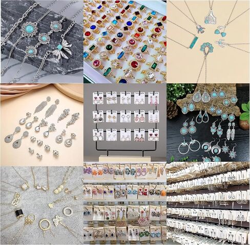 CcacHe 60PCS or Pairs Mystery Grab Bag of Mixed Jewelry, Chakra Bohemian Vintage Style and Trendy Fashion Style, Including Earrings Rings Necklaces or Bracelets, Random Picked Gift Packs MEH in Saudi Arabia