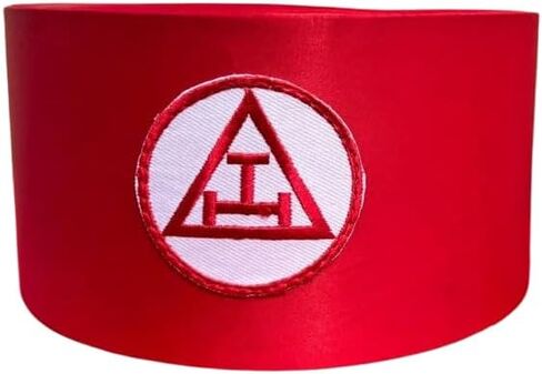Masonic Royal Arch Master Crown Cap RED Hat Masonic Regalia Hat, Standard Size in Saudi Arabia