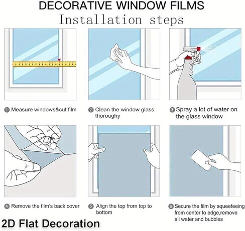 Window Privacy Film Static Cling Stained Glass Design Sun Blocking Non-Adhesive Removable Cover for Home Office 17.5x39.3 Inches in Saudi Arabia
