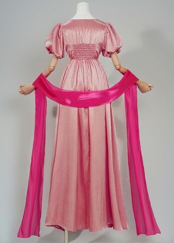 Womens Regency Dresses for Bridgerton Empire Waist Dress Victorian Ball Gown in Saudi Arabia