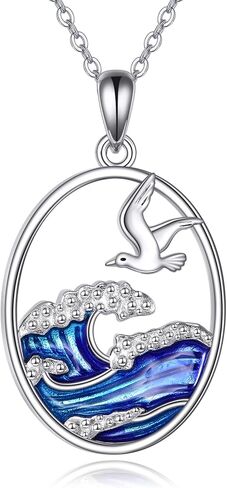 Shark Necklace 925 Sterling Silver Shark Pendant Jewelry Gifts for Women Shark Lovers in Kuwait
