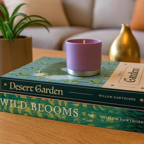 Decorative Storage Books Set of 2 – Botanical Book Box Set with Hidden Storage & Magnetic Lid – Elegant Coffee Table Decor, Modern Botanical Bookshelf Styling in Saudi Arabia