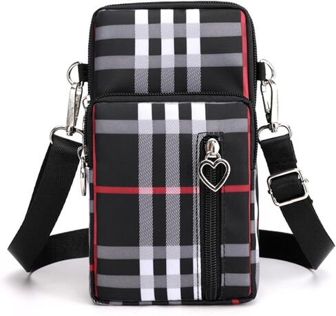 Crossbody Bag for Women - Small Phone Purses with Crossbody Strap Wallet - Lightweight Nylon Arm Bag for Essentials in Saudi Arabia