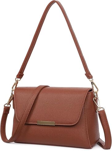 حقائب FALAN MULE صغيرة تمر بالجسم للنساء من جلد البولي يوريثان وحقائب كتف عصرية in Kuwait