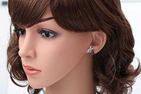 Szxc Easter Bunny Stud Earrings 925 Sterling Silver Crystal Jewelry for Women Girlfriend Wife in Saudi Arabia